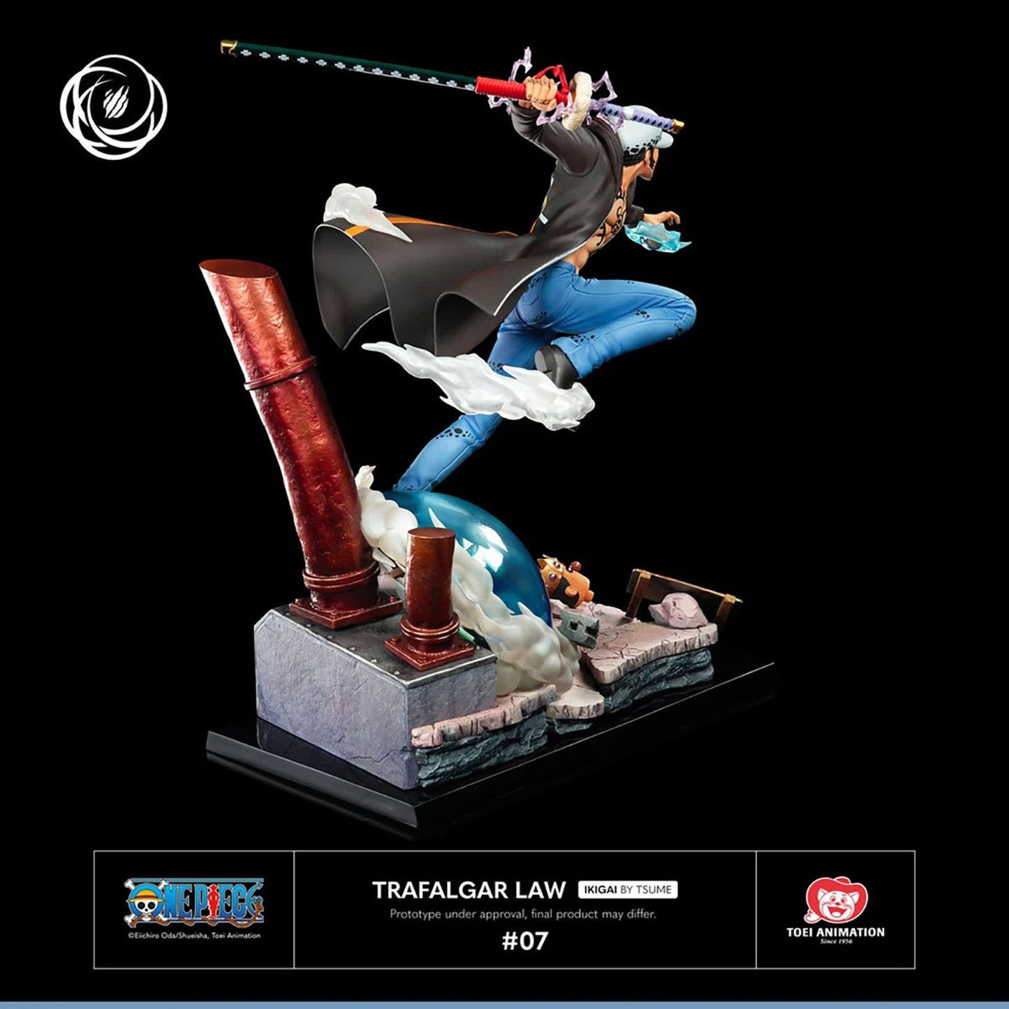 One Piece - Trafalgar Law Kikoku - Figur Limited Edition - 43cm - Tsume