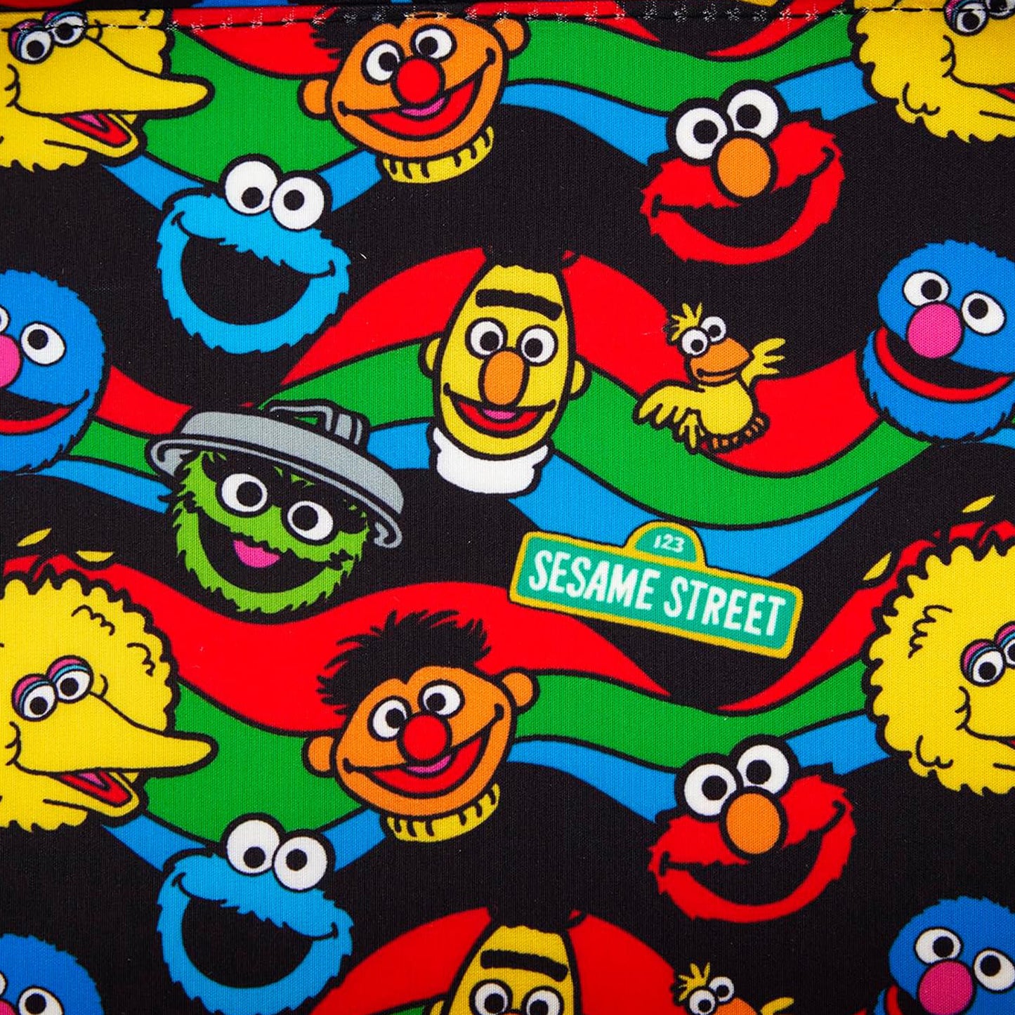 Sesamstraße - Bibo, Elmo & Freunde (123 Sesame Street) - Mini Rucksack - Loungefly