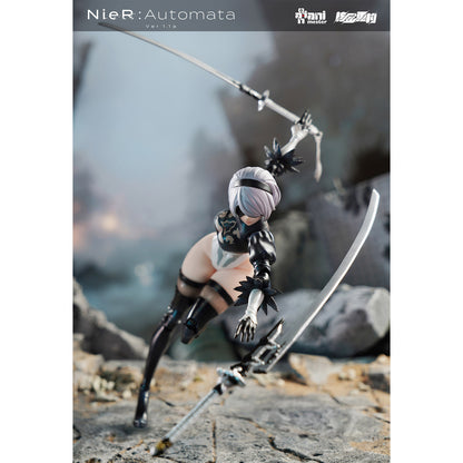 NieR:Automata Ver1.1a - 2B (YoRHa No. 2 Type B) - 1/9 Action Figure mit Sound Base - Animester / Nuclear Gold Reconstruction