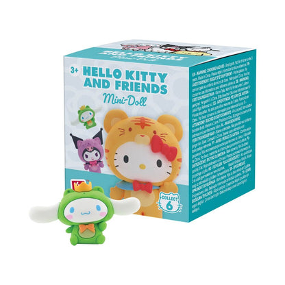 YuMe Hello Kitty and Friends mit Tierkostüm | Sanrio Figur | Blind Box | 5 cm