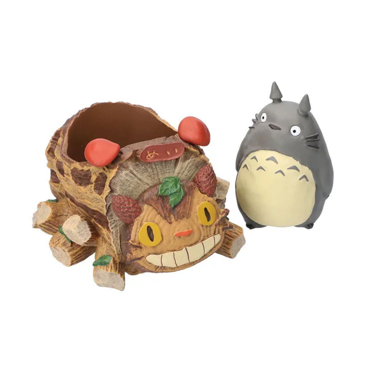 Mein Nachbar Totoro - Big Totoro & Catbus Wagon - Planter Pflanztopf - 15,5 cm - Benelic