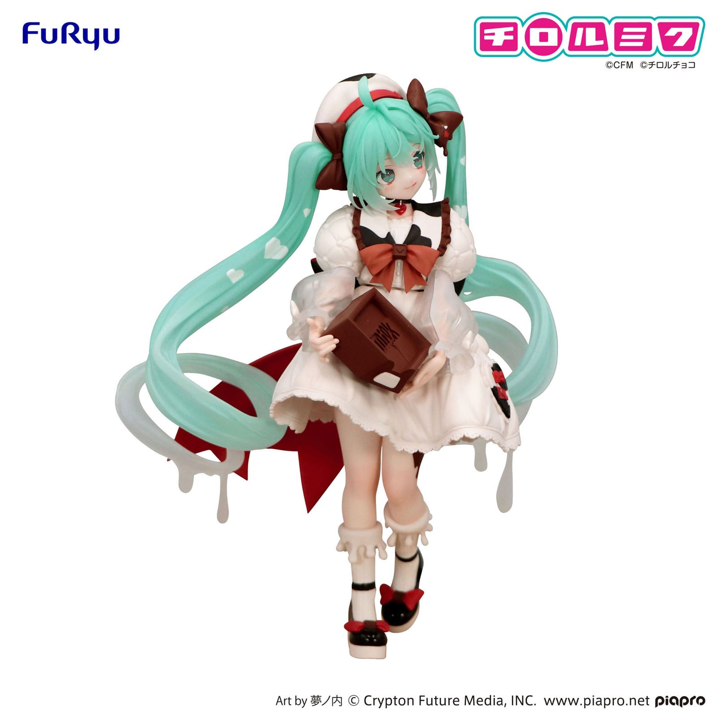 Hatsune Miku x Tirol Choco - Hatsune Miku (Milk Ver.) - Trio-Try-iT Statue - 18 cm - FuRyu
