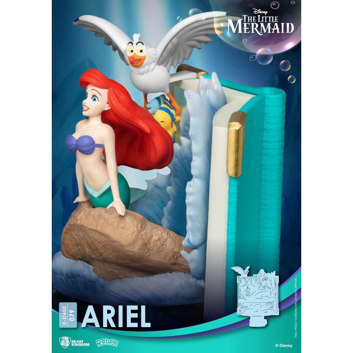 Disney - Arielle, die Meerjungfrau - Storybook Series - D-Stage Diorama (DS-088) - 16 cm - Beast Kingdom