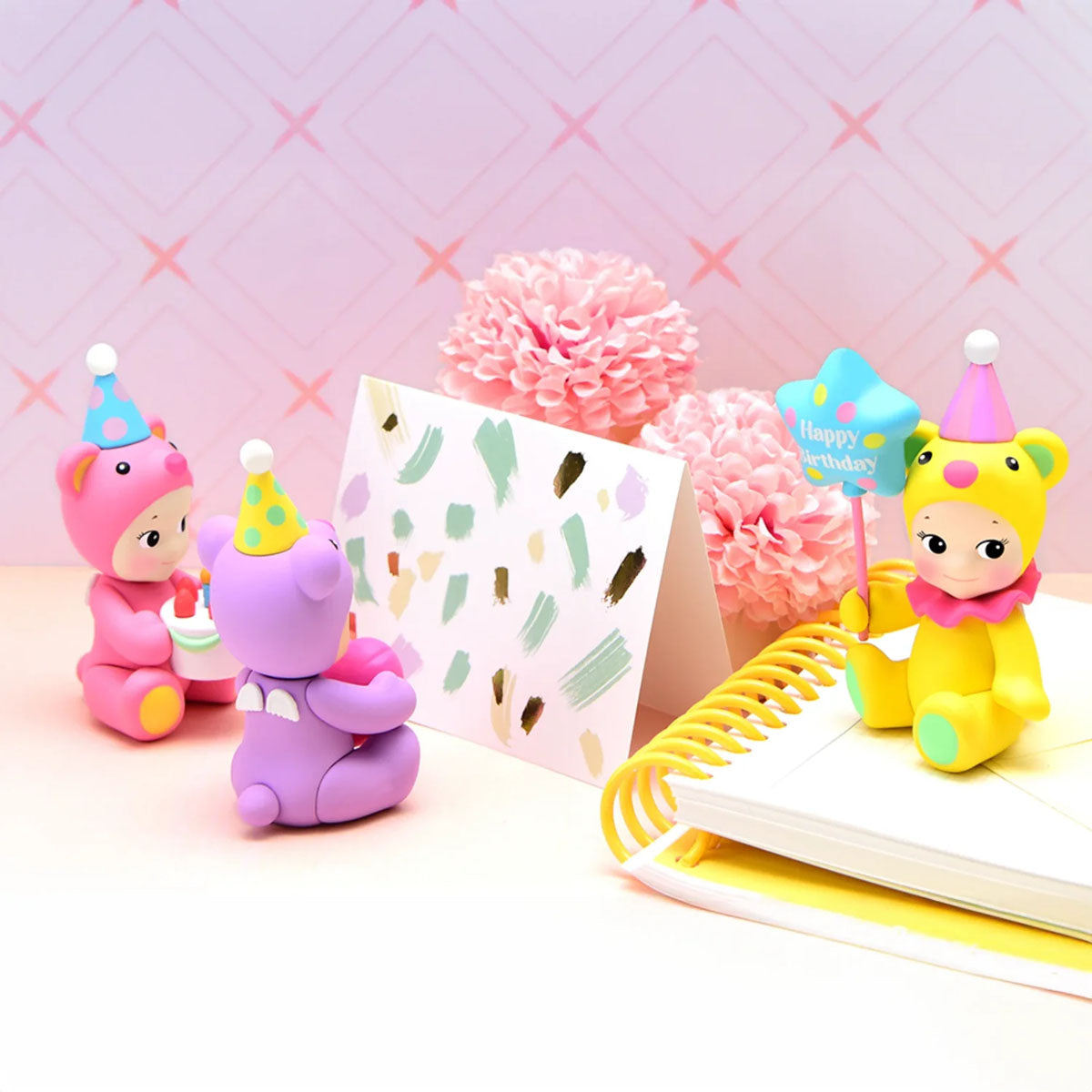 Sonny Angel - Birthday Gift Bear Series - Mini-Figur Blind Box - Einzelbox - Dreams
