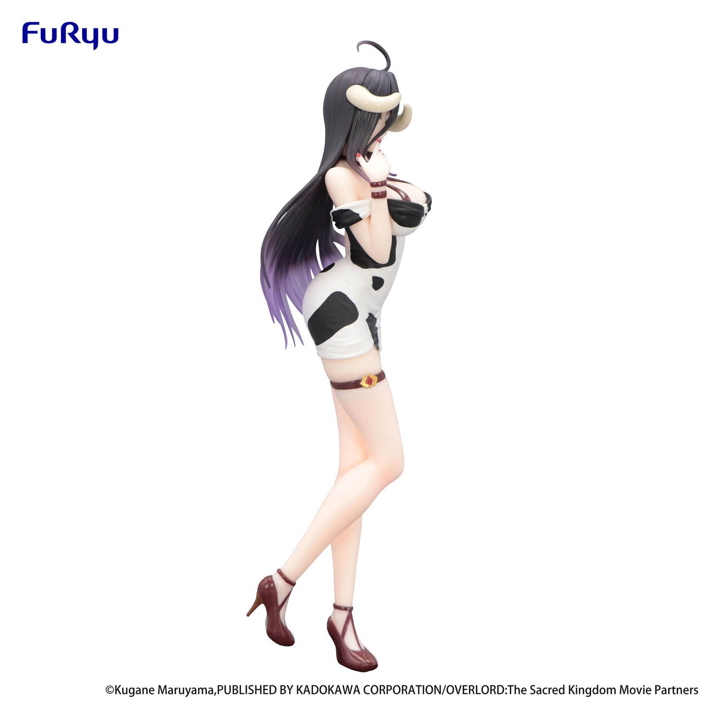 Overlord - Albedo - Cow Pattern Minidress Ver. - Trio-Try-iT PVC Statue - 21 cm - FuRyu