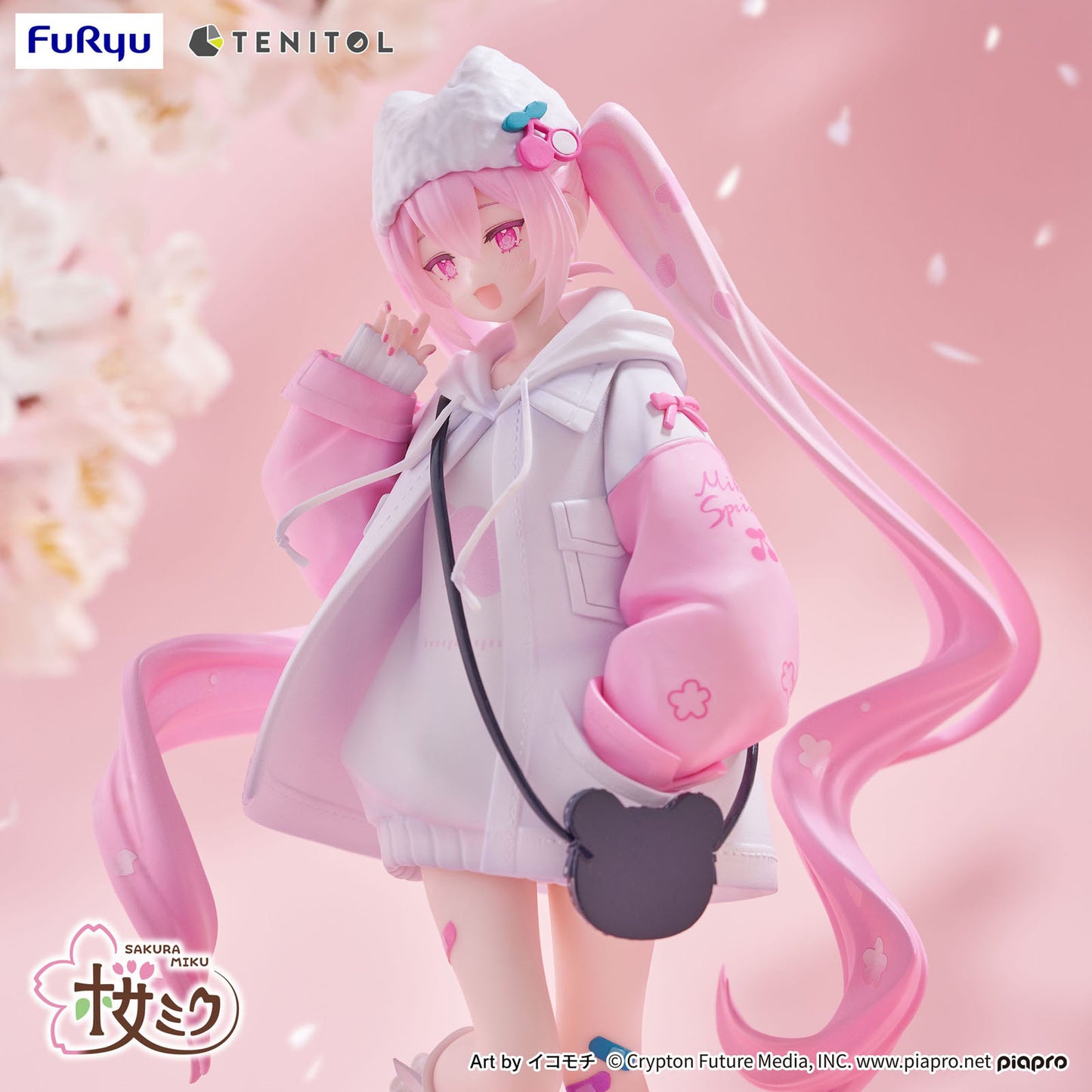 Hatsune Miku - Tenitol Premium PVC Statue Sakura Miku Cool Style [petit] - 19cm - FuRyu