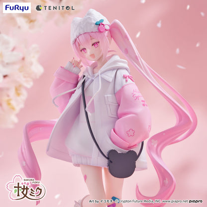 Hatsune Miku - Tenitol Premium PVC Statue Sakura Miku Cool Style [petit] - 19cm - FuRyu