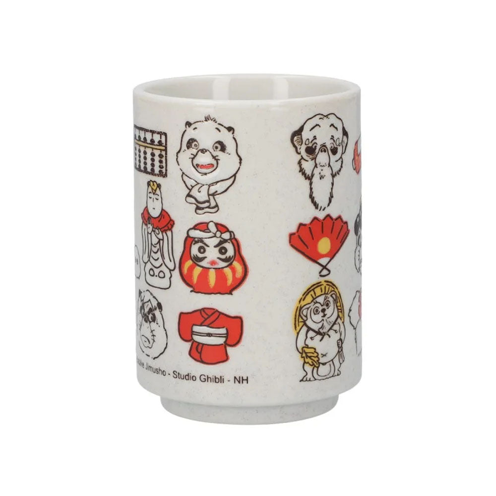 Pom Poko - Japanische Keramik Tee-Tasse (Yunomi) - 10,5cm - Benelic