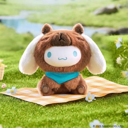 Sanrio Characters: Chill Capybara Series - Plüsch-Anhänger Blind Box - Einzelbox - 13-15cm - MINISO