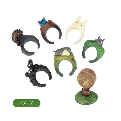 My Neighbor Totoro: Totoro Serie 1 - Ring-Figur mit Display-Ständer Blind Box - Einzelbox - Benelic