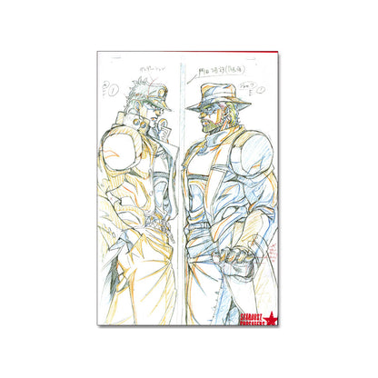 JoJo's Bizarre Adventure: TV Anime Artbook AAA - Hirohiko Araki Illustrationsband - 160 Seiten - Shueisha