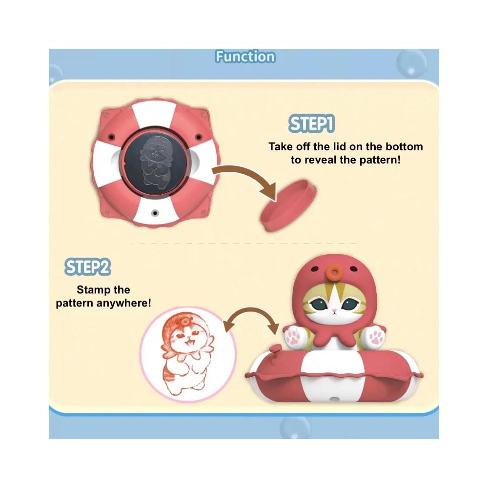 Mofusand - Swimming Ring Cat - Blindbox - Einzelbox - ca. 6 cm - mofusand
