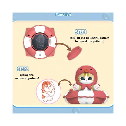 Mofusand - Swimming Ring Cat - Blindbox - Einzelbox - ca. 6 cm - mofusand