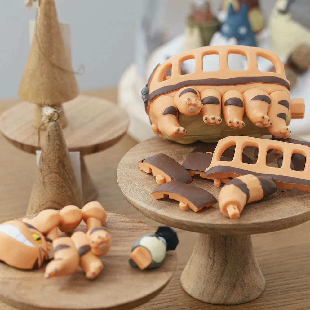 Mein Nachbar Totoro - Katzenbus - 3D-Puzzle Kumukumu - 12 x 6 cm - Ensky