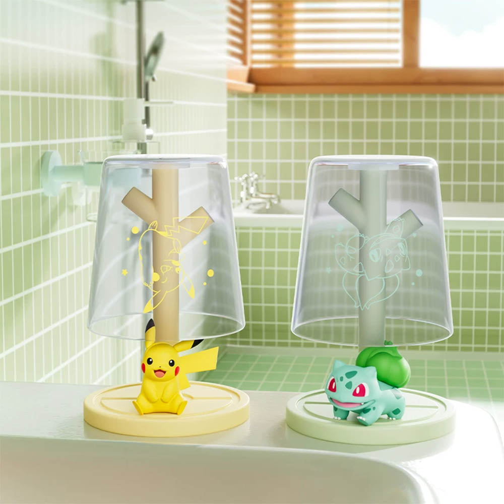 Pokémon - Pikachu, Flegmon & mehr - Zahnputzbecher mit Halter - sortiert - Holly Box