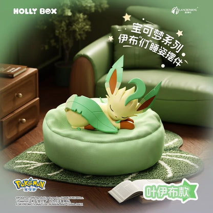 Pokémon - Evoli-Entwicklungen Sleep Pose Sammelfigur - Blindbox - Einzelbox - ca. 7,2cm - Holly Box
