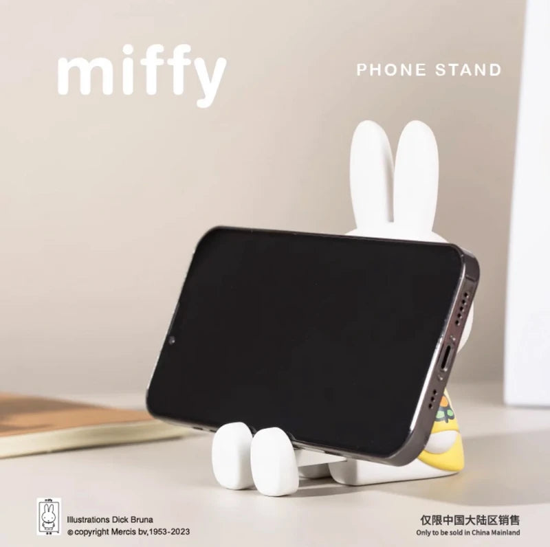 Miffy - Sammelfigur mit Handyhalter-Funktion - Blindbox - Einzelbox - ca. 13 cm - Choco Teddy