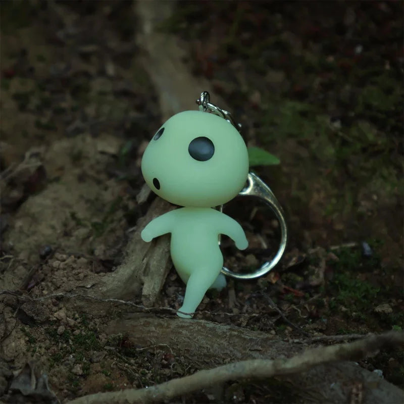 Prinzessin Mononoke - Kodama - 3D-Schlüsselanhänger - 2,3 x 4,4 x 2,3 cm - Benelic