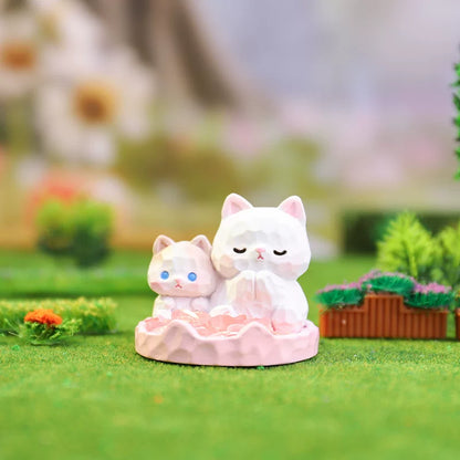 Meow Meow Little Beanie - Katzen mit Kristall - Figur Blindbox - Einzelbox - Xinzhiji