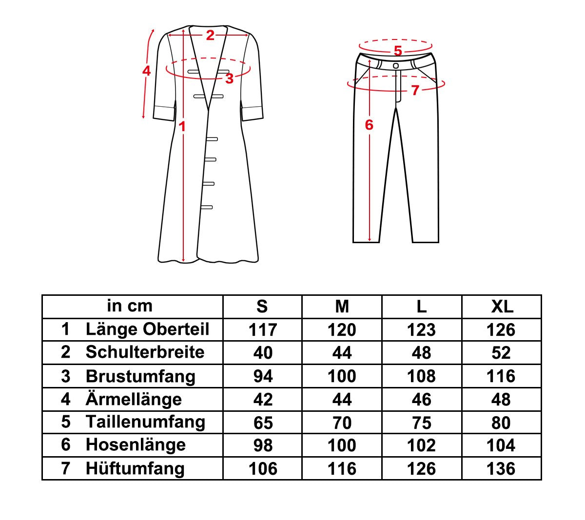 Cosplay Kostüm von Lorenor Zorro nach der 2 jährigen Trennung, Größen: S - XL