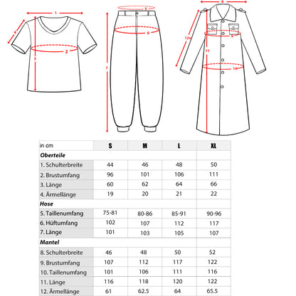 Tokyo Manji Gang Uniform von Manjiro Sano, Cosplay Kostüm für Tokyo Revengers Fans, Mantel, Hose, Shirt, Größe: S - XL
