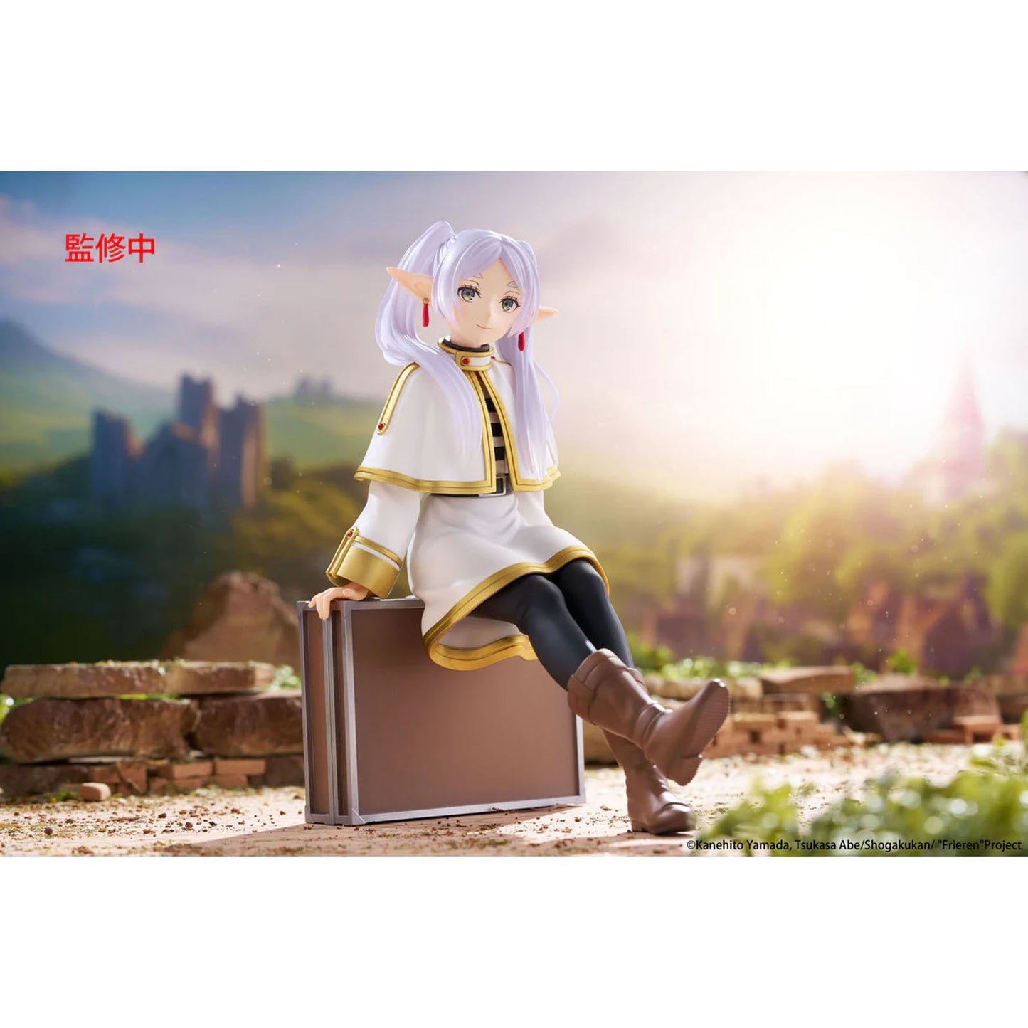 Taito Frieren: Beyond Journey's End PVC Statue Desktop Cute Figure Frieren Trunk Case Ver. 13 cm