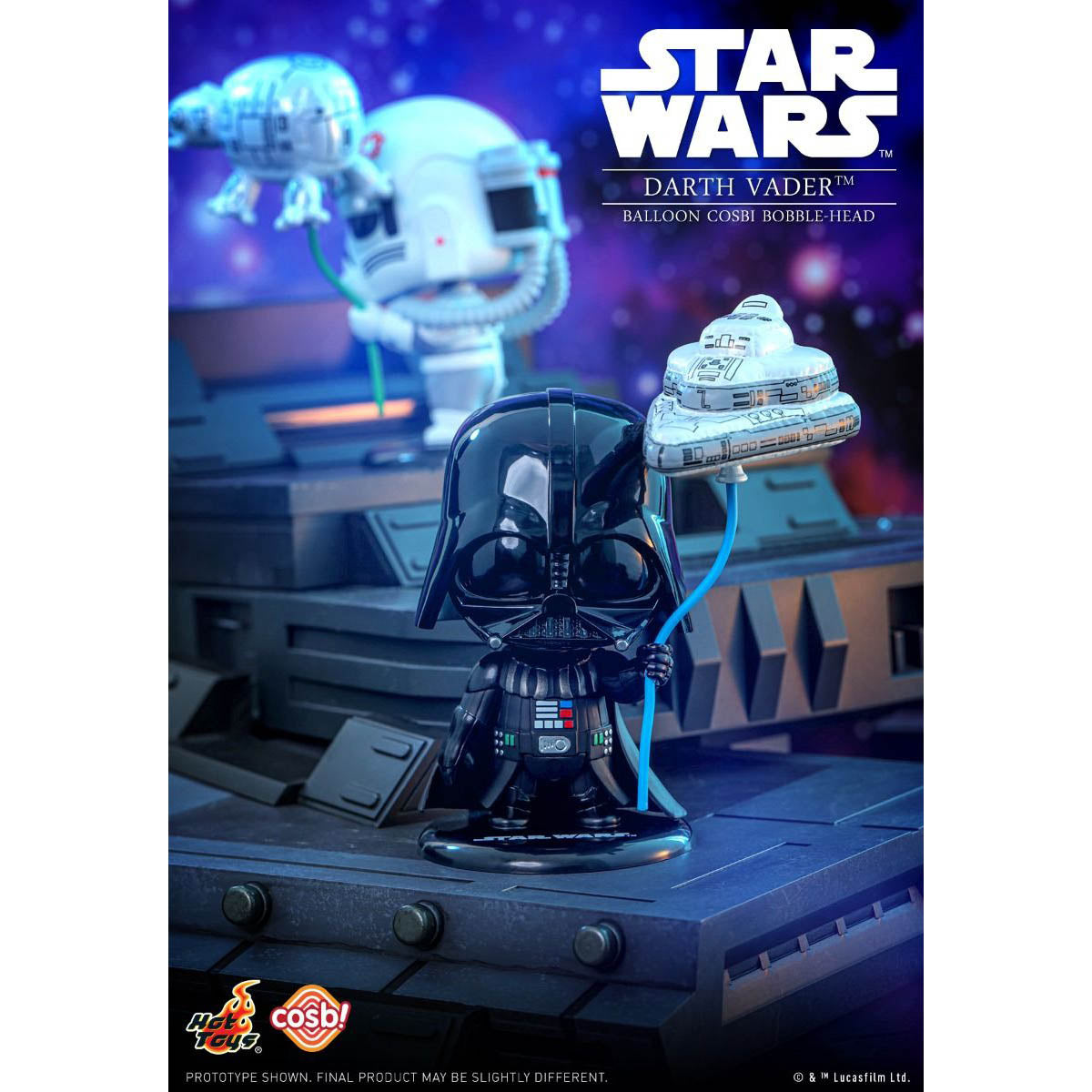 Star Wars - Balloon Cosbi Collection - Bobble-Head Mini-Figur (Blind Box) - Einzelbox - 8 cm - Hot Toys