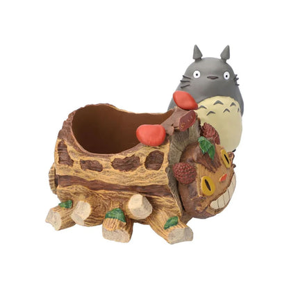 Mein Nachbar Totoro - Big Totoro & Catbus Wagon - Planter Pflanztopf - 15,5 cm - Benelic
