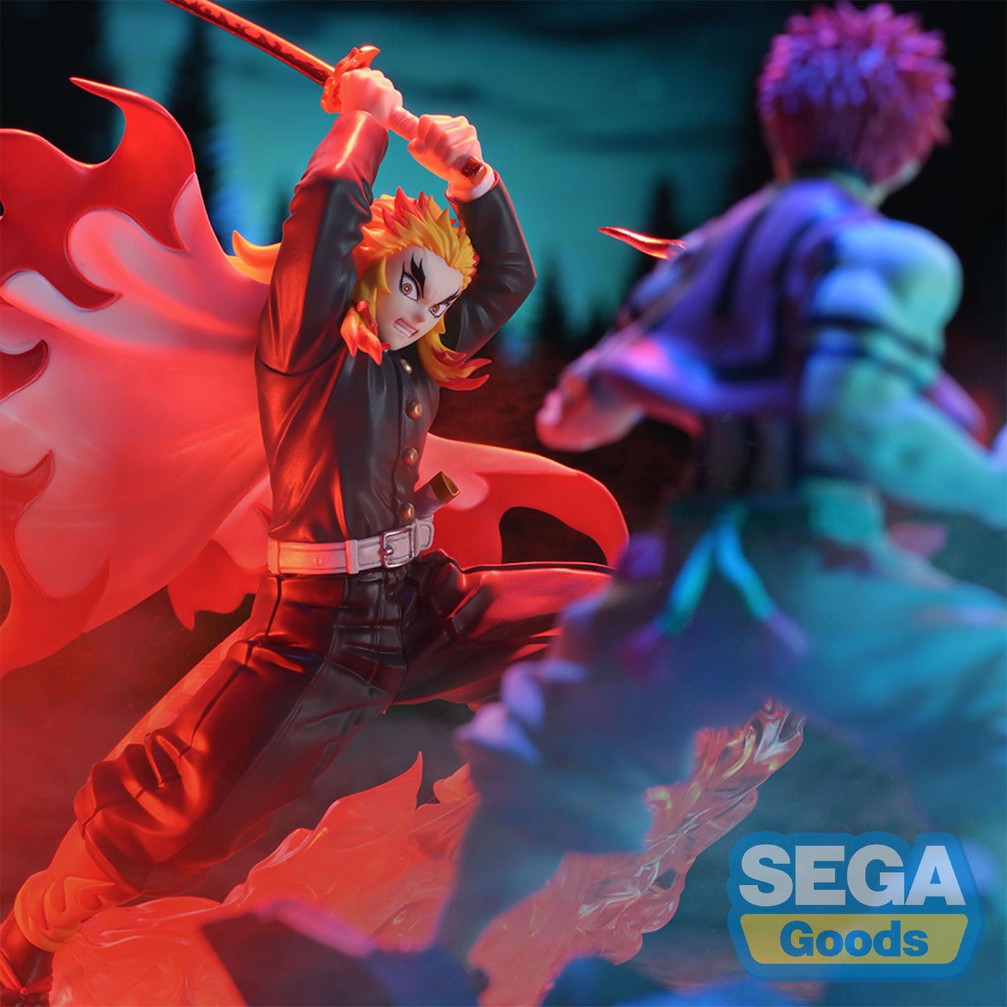 Demon Slayer: Kimetsu no Yaiba - Kyojuro Rengoku - Xross Link PVC Statue - 15 cm - SEGA