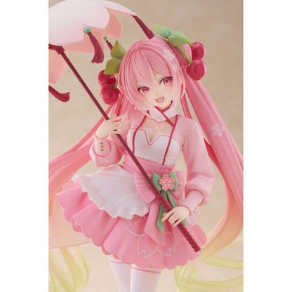 Hatsune Miku - Sakura Miku: Sakura Dress Ver. - AMP+ Prize Figur - 21cm - Taito