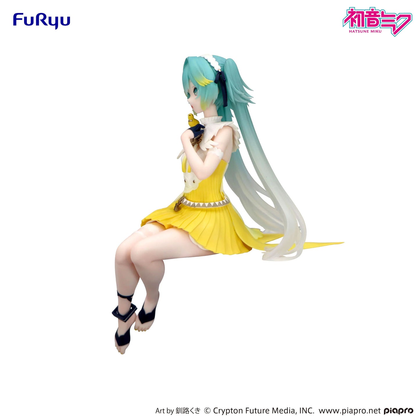 Vocaloid - Hatsune Miku - Canary Bird - Noodle Stopper PVC Figur - 14cm - FuRyu