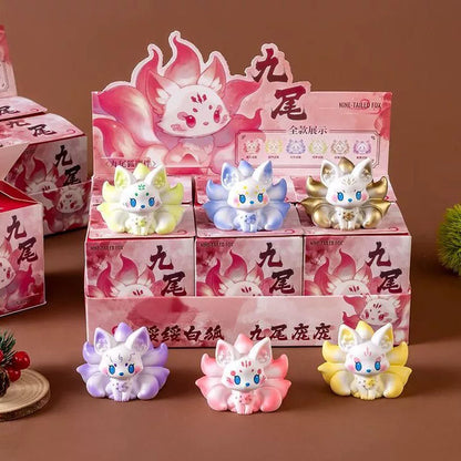 Manmiao - "Nine-Tailed Fox" Mini-Diorama Figur - Blind Box - Einzelbox