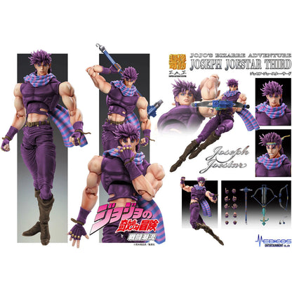 JoJo's Bizarre Adventure: Battle Tendency - Joseph Joestar Third Actionfigur - 16,5cm - Medicos Super Action Statue