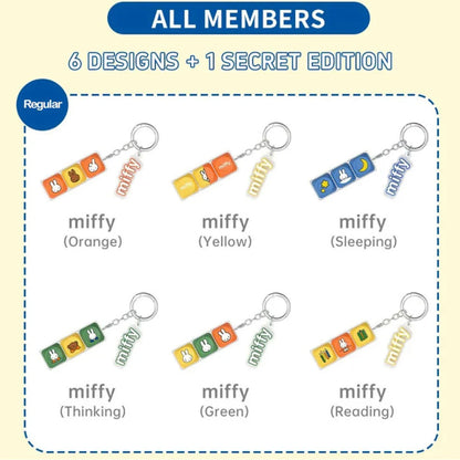 Miffy - Keycap Fidget Schlüsselanhänger - Blindbox - Einzelbox - 12.6cm