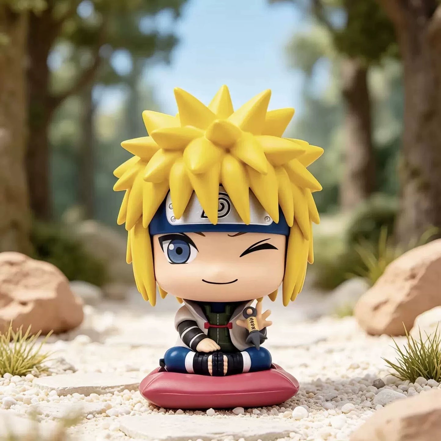 Naruto Shippuden - Swift Wind Cute Ninja Sitting Figure - Blindbox - Einzelbox - ca. 8cm - EAKI