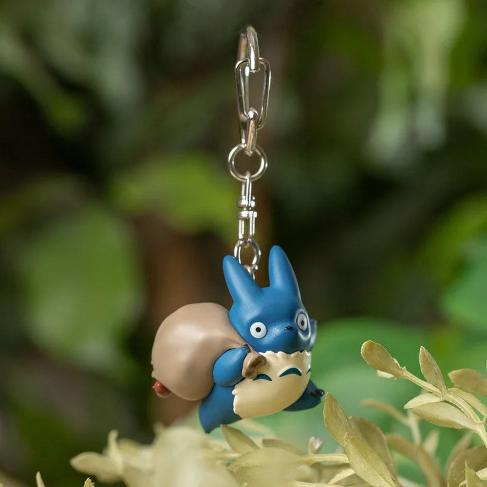 Mein Nachbar Totoro - Mittlerer & Kleiner Totoro beim Wettlauf - 3D-Schlüsselanhänger - 35 x 40 x 40 mm - Benelic