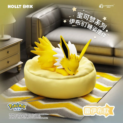 Pokémon - Evoli-Entwicklungen Sleep Pose Sammelfigur - Blindbox - Einzelbox - ca. 7,2cm - Holly Box