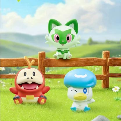 Pokémon: 30th Anniversary - Palmsize Wonders First Partner - Starter-Trio im Mini-Koffer - Blindbox - Einzelbox - 2,5-4,7cm - Funism