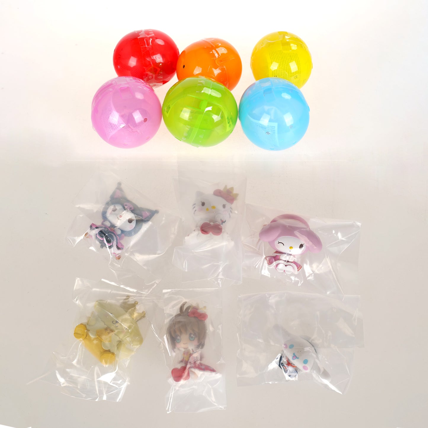 Sanrio x Card Captor Sakura - Minifiguren-Set - 6-teilig - Bandai - 4 cm