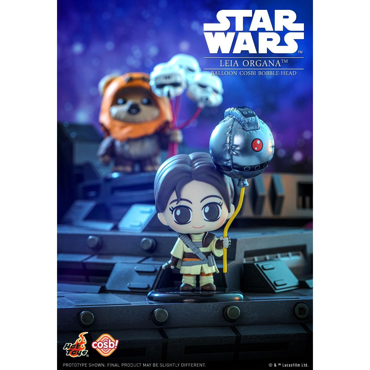 Star Wars - Balloon Cosbi Collection - Bobble-Head Mini-Figur (Blind Box) - Einzelbox - 8 cm - Hot Toys