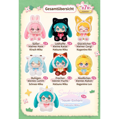 Hatsune Miku - Forest Animals Plush Series - Blind Box - 15 cm - Einzelbox - LDCX LAB