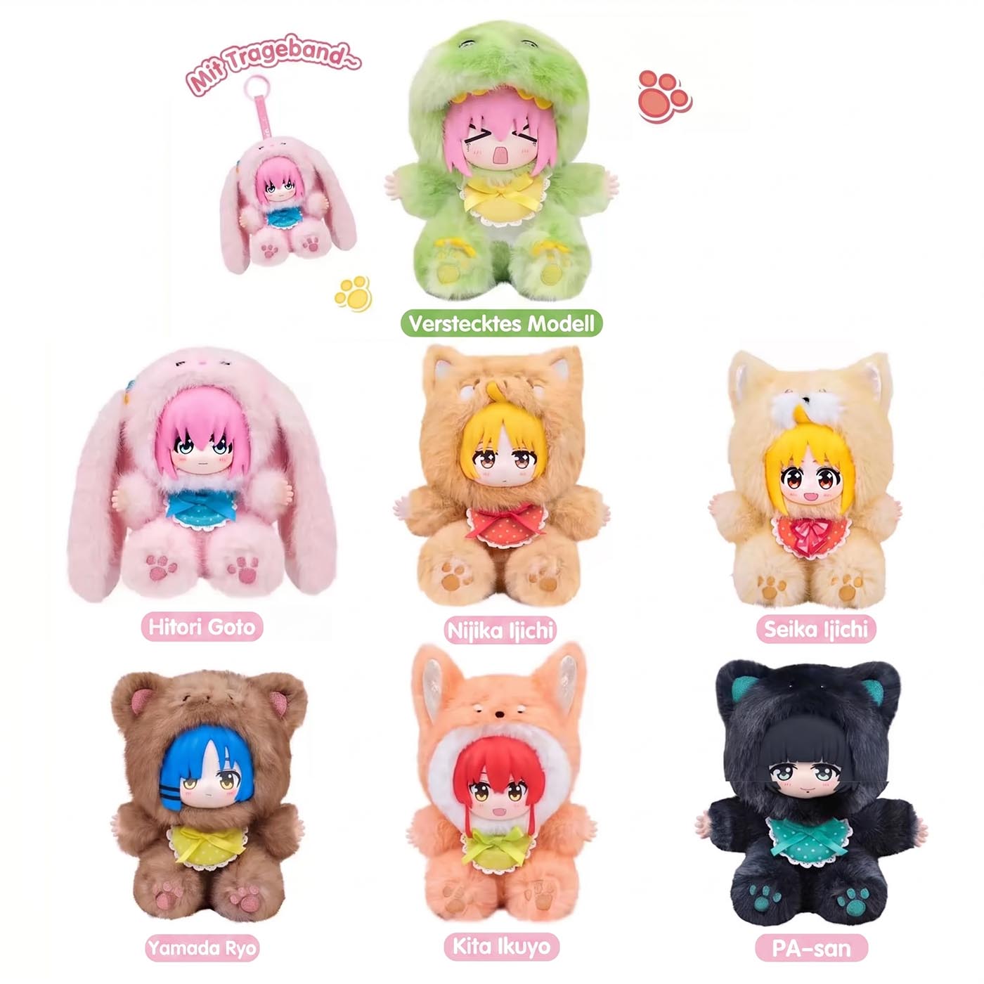 Bocchi the Rock! - Party Seating Plush Series - Blind Box - 15 cm - Einzelbox - EAKI