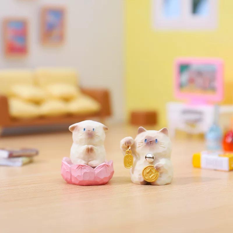 Maomao PAL - Emotion Series - Flocked Blind Box - Mini-Figur - Einzelbox - Thing Woo