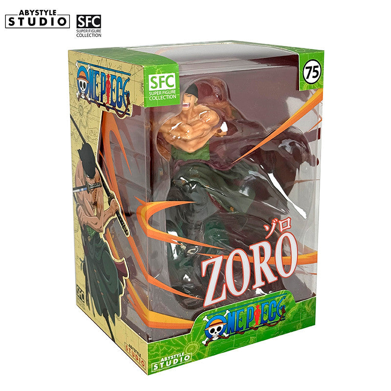 One Piece - Roronoa Zoro - Super Figure Collection (SFC) PVC Figur - 18 cm – ABYstyle Studio