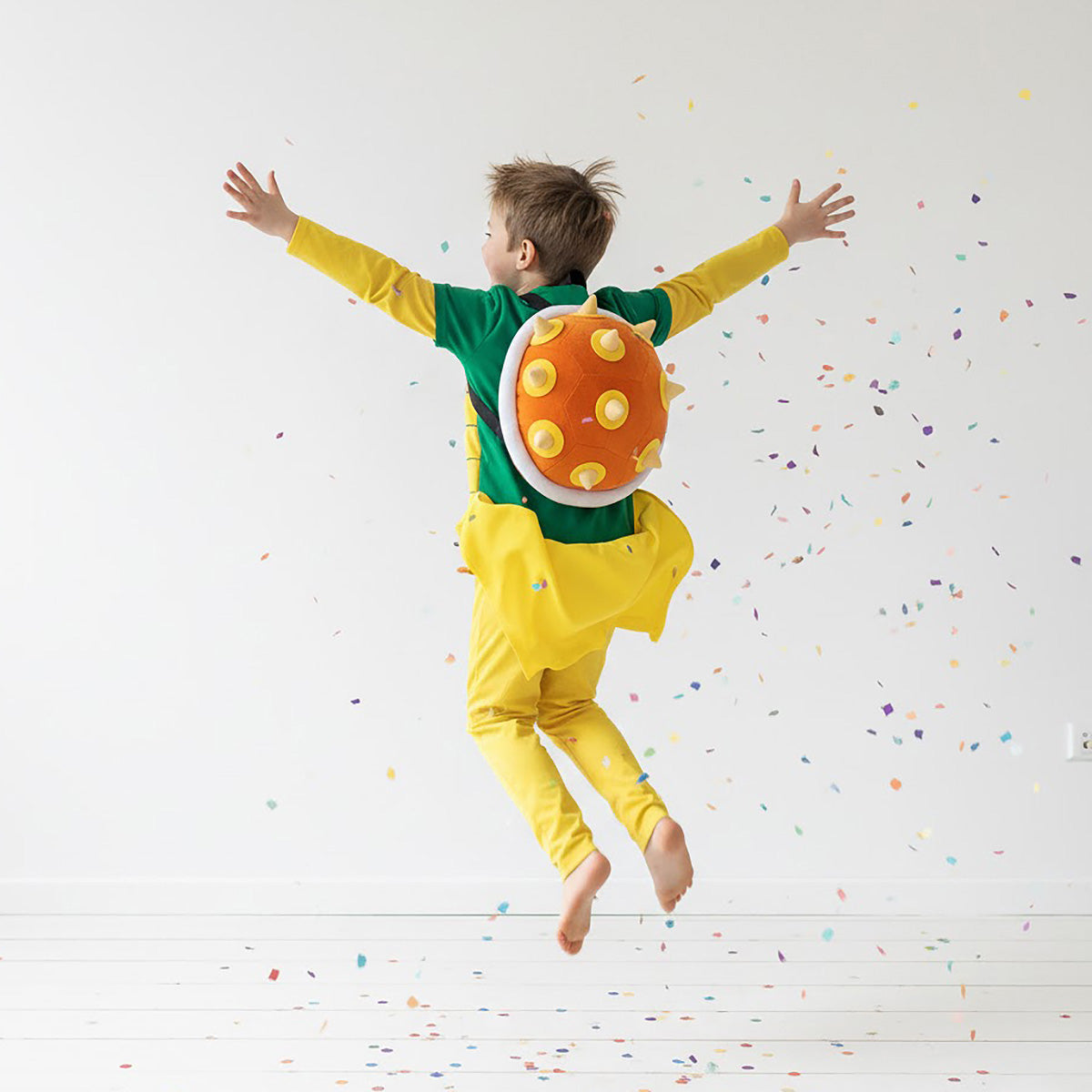 Super Mario - Yoshi-Panzer - Plüsch-Rucksack für Kinder - 30 x 25 x 12 cm - CoolChange