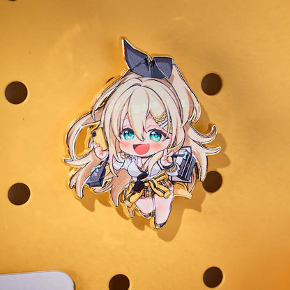 Nikke Goddess of Victory: Nikke Metal Chibi Chara Trading Pin Badge: 1Box (10pcs)