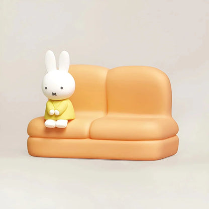 Miffy & Dan - Sofa Handy-/Kartenhalter - Blindbox - Einzelbox - Choco Teddy