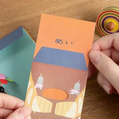 Mein Nachbar Totoro - Katzenbus - Briefset mit 3 Umschlägen - 11 x 6,5 cm - MOVIC