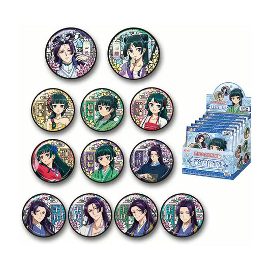Apothekerin Buntglas Button