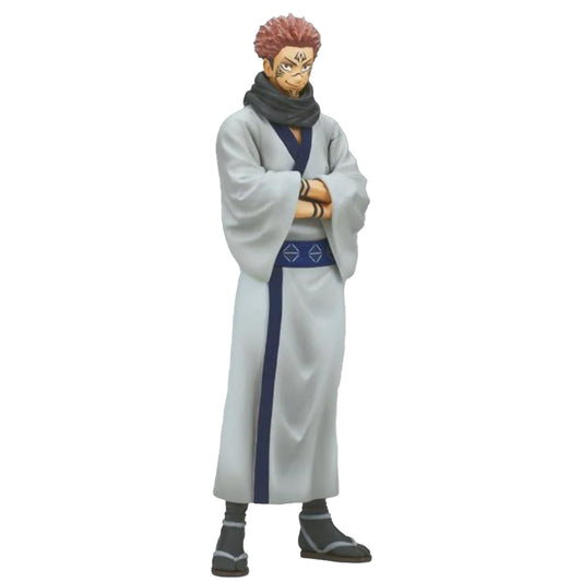 Ryomen Sukuna in weißem Kimono, Jujutsu Kaisen Sammelfigur, 10 cm - Banpresto